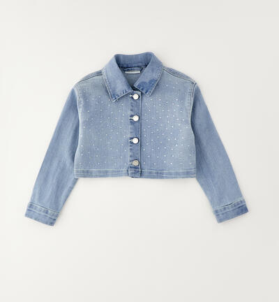 Giacchetto in denim bambina BLU