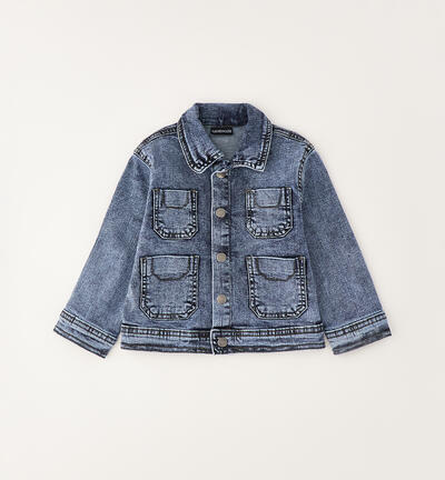 Denim jacket for children CREAM