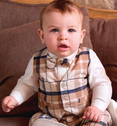 Gilet bimbo elegante PANNA