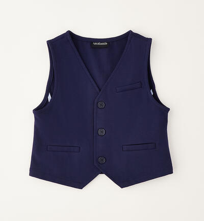 Boy's formal waistcoat BLUE