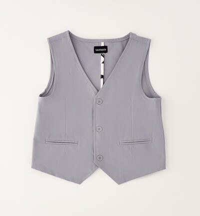 Elegant vest for boys GREY