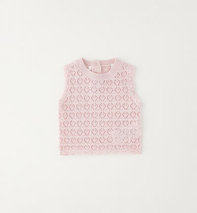 Gilet neonata Minibanda ROSA