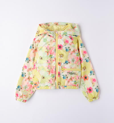 Girl's windproof jacket WHITE