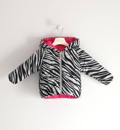 Girl's reversible jacket FUCHSIA