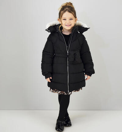 Giubbotto bambina Sarabanda NERO