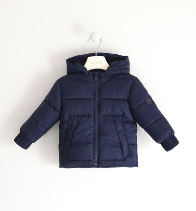 Boy's jacket with zip BLUE