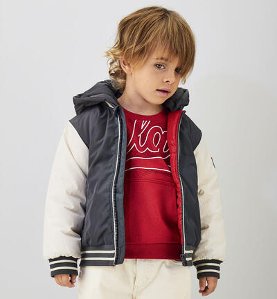 Giubbotto bomber per bambino GRIGIO
