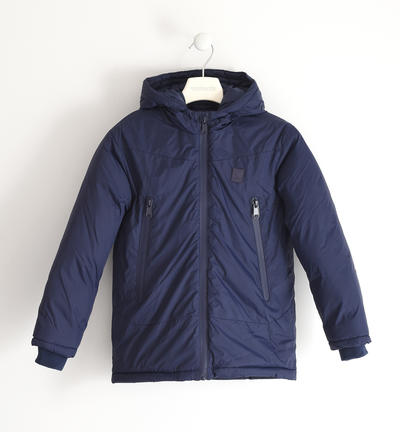 Boy's jacket with hood BLUE