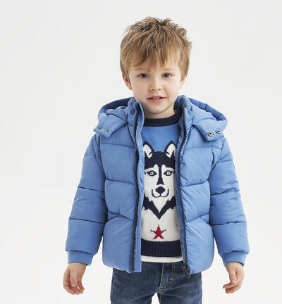 Boys' winter jacket BLUE