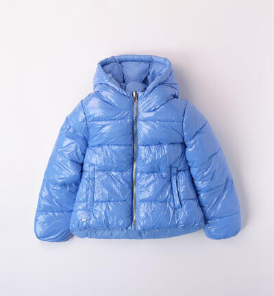 Girls' reversible jacket LIGHT BLUE