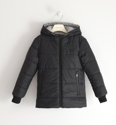 Boy's reflective padded jacket GREY