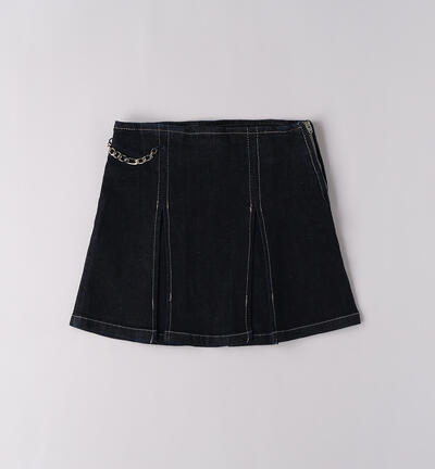 Denim skirt for girls BLUE