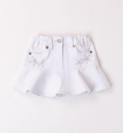 Girls' skirt WHITE