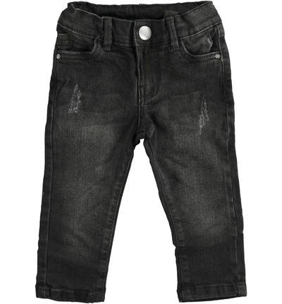 Boy's slim fit jeans BLACK