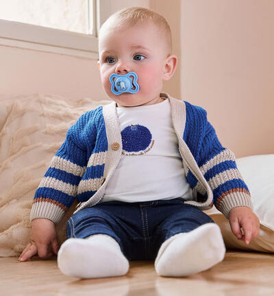 Jeans neonato Minibanda BLU