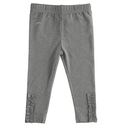 Leggings bambina GRIGIO