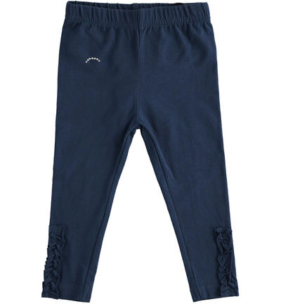 Leggings bambina BLU