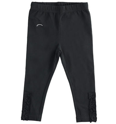Leggings bambina NERO