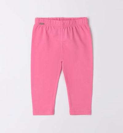 Girl's cyclist-style leggings PINK