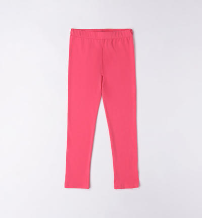 Girl's long leggings RED