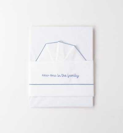 Baby crib sheets LIGHT BLUE