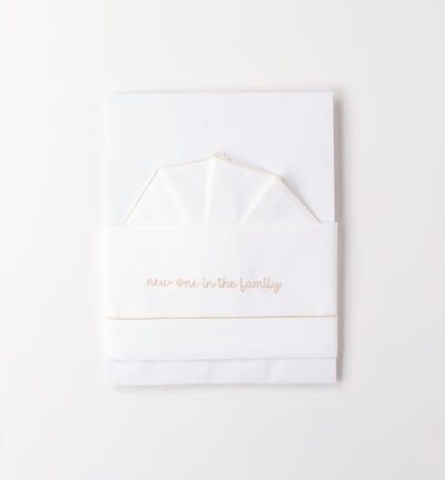 Baby crib sheets WHITE