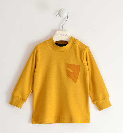 Lupetto bambino in cotone GIALLO