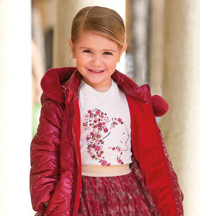 Maglia bambina con stampa PANNA
