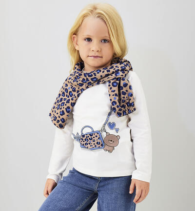 Maglia bambina in cotone PANNA
