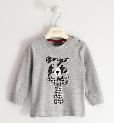Boy's round neck t-shirt GREY