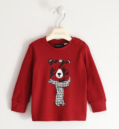Boy's round neck t-shirt RED