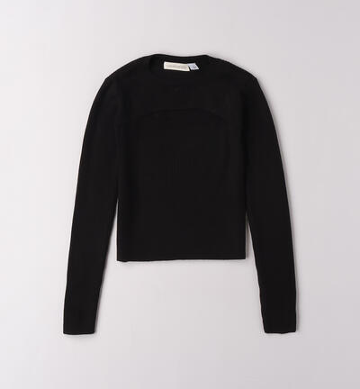 Maglia da ragazza Sarabanda NERO