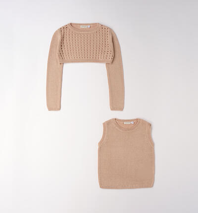 Maglia e top per bambina BEIGE