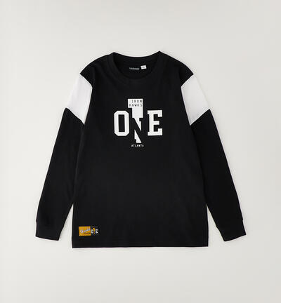 Sarabanda shirt for boys BLACK