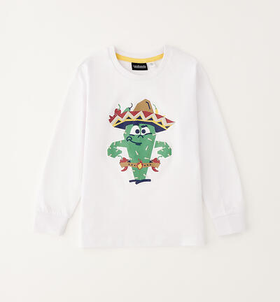 100% cotton children's T-shirt WHITE