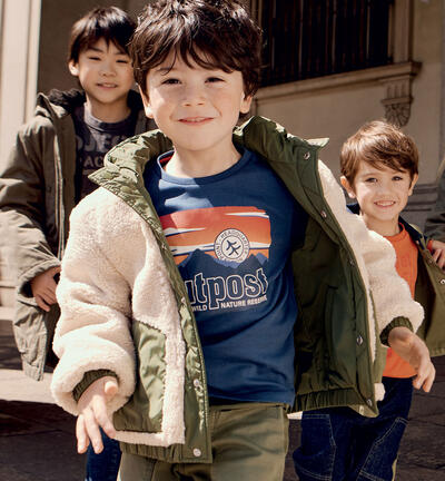 100% cotton Kids' T-shirt BLUE