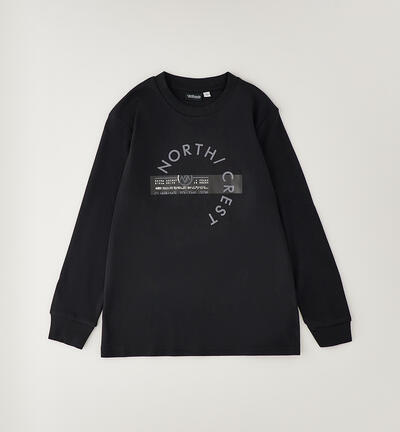100% Cotton Boys' T-Shirt BLACK