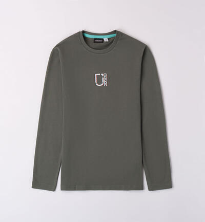 Boys' 100% cotton t-shirt BLACK