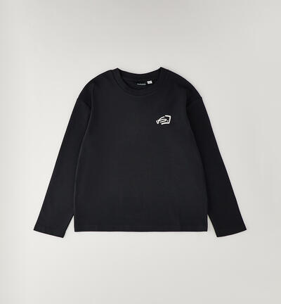 100% Cotton Boys' T-Shirt BLACK