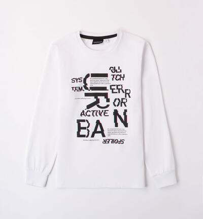 Boy's long sleeved top WHITE