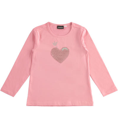 LONG SLEEVE ROUND-NECK PINK