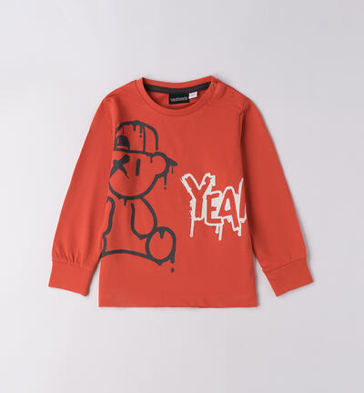 Boy's t-shirt 100% cotton RED