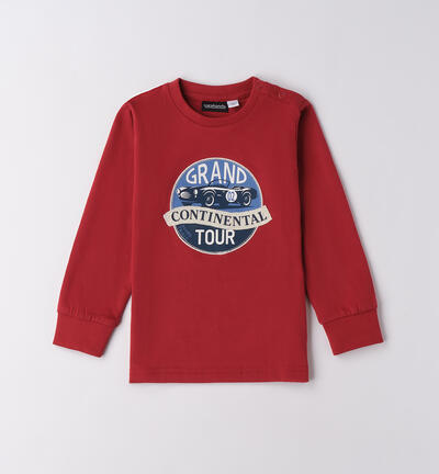 Boy's t-shirt with writing RED