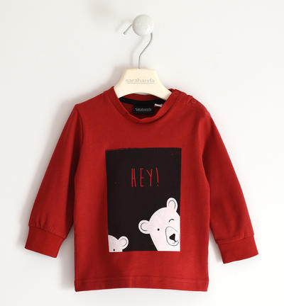 Boy's t-shirt with print RED