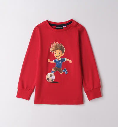 Maglietta bambino girocollo ROSSO