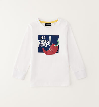 Children's cotton T-shirt WHITE