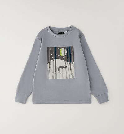 Kids' cotton T-shirt GREY