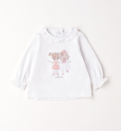 Minibanda girls' T-shirt WHITE