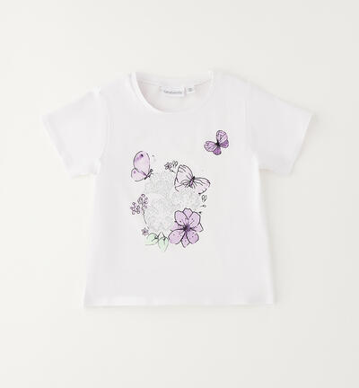 Maglietta da bambina BIANCO