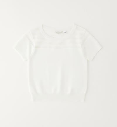 Sarabanda girls' T-shirt CREAM